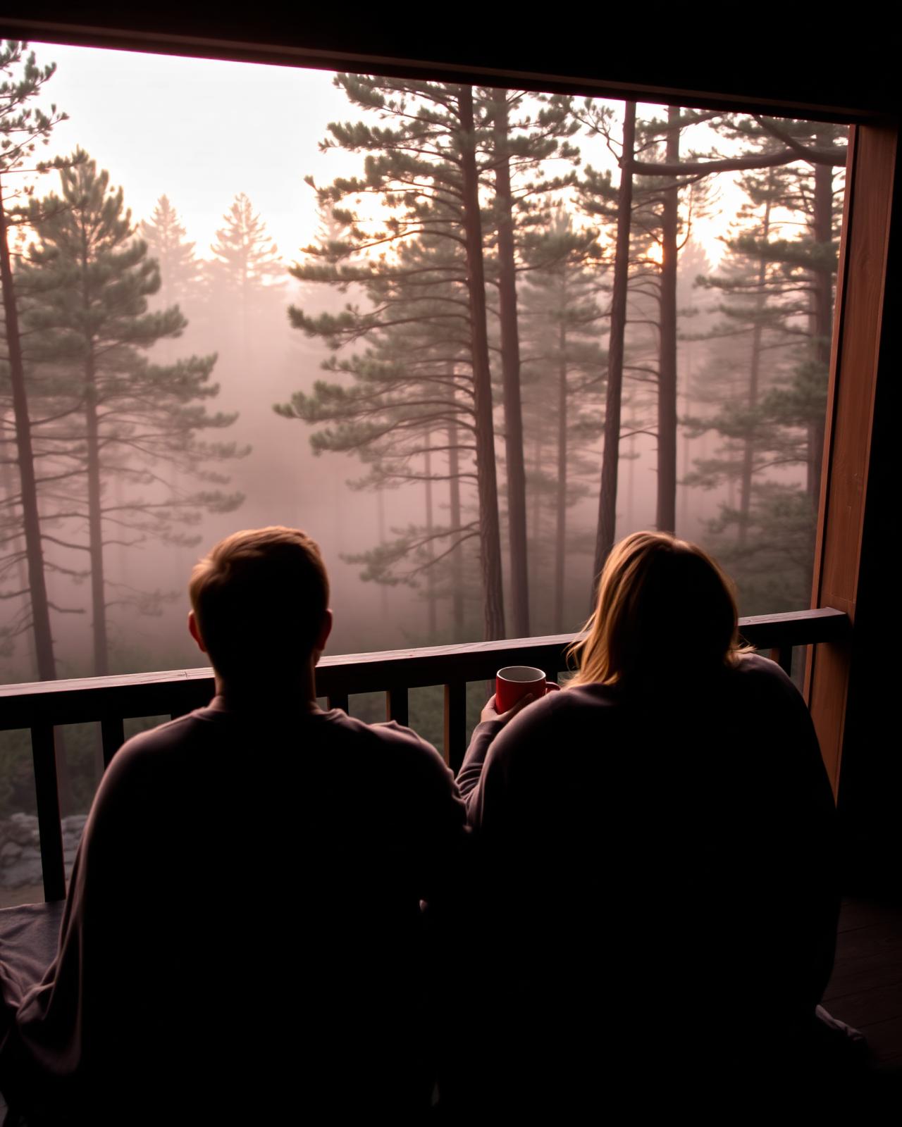 Sunrise coffee on the porch