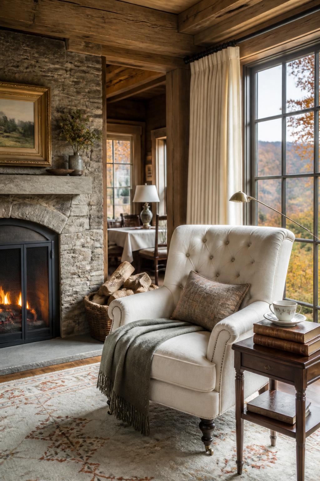 A quiet reading nook